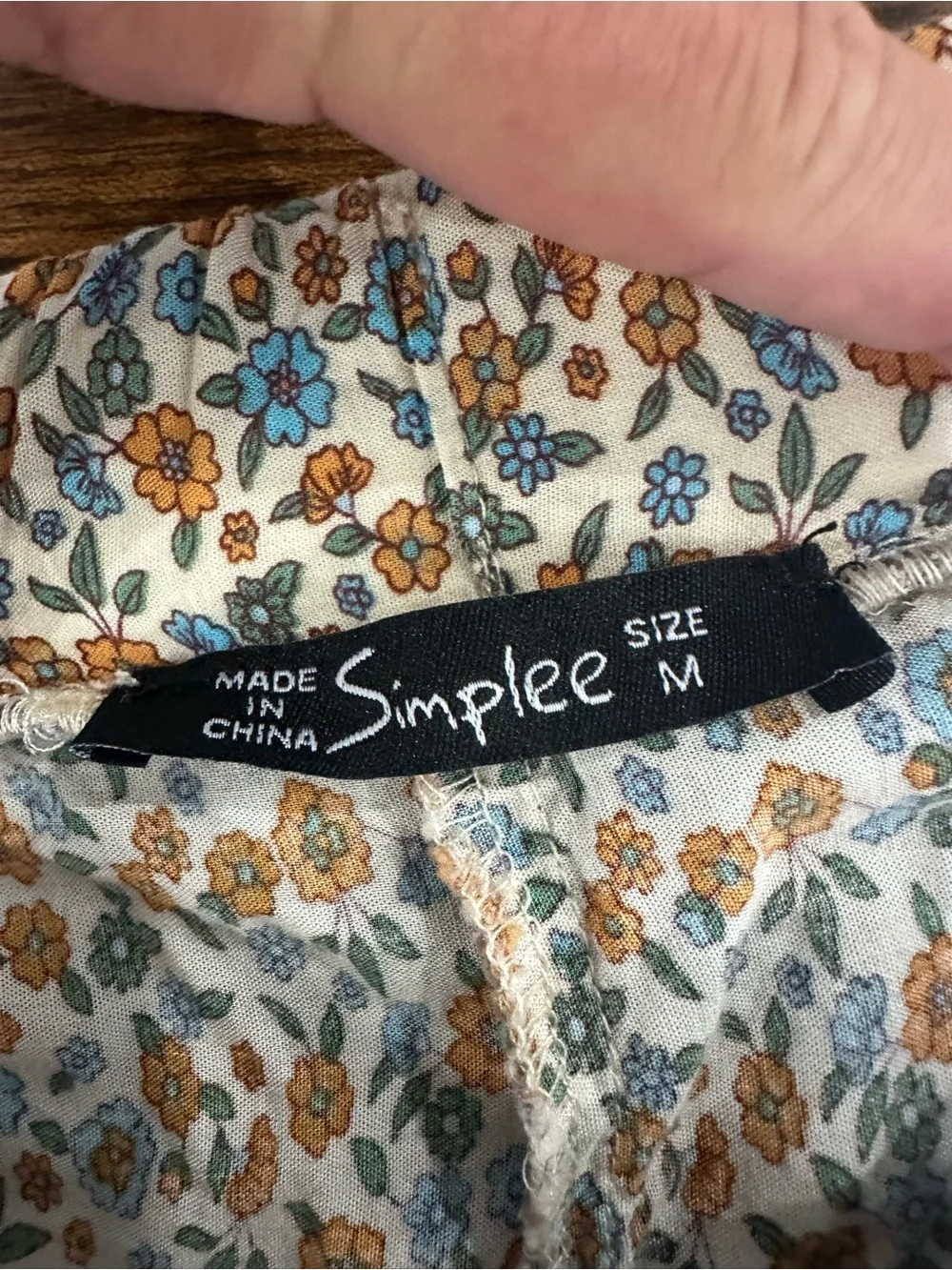 Simplee Palazzo pants Boho flowers Medium